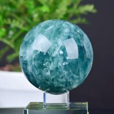 3.51LB Natural Green Fluorite Sphere Quartz Crystal Ball Healing picture