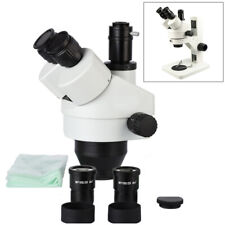 7X-45X Simul-focal Trinocular Zoom Stereo Microscope Head with CTV CCD Adapter picture