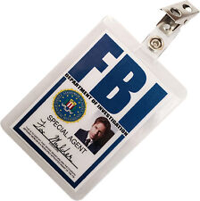 Fox Mulder X FILES FBI ID Badge Name Tag Card Prop for Costume & Cosplay XF-3 picture