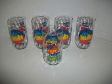 5 Vintage Libby Diet Pepsi Glasses Uh-Huh Ray Charles You Got the Right One Baby picture