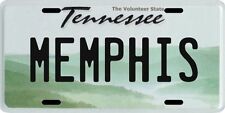 Memphis Tennessee Aluminum License Plate picture