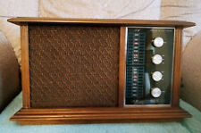 Vintage 1960's RCA VICTOR SOLID STATE RADIO RJC36-S PECAN FINISH TESTED picture