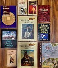 WOW 10 VERY GOOD BOOKS W/ALL NATIVE AMERICAN SUBJECTS, SOME CLASSICS-LOT#6 picture