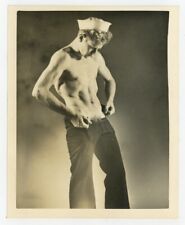 Flirty Beefcake Sailor 1960 Kris Of Chicago 5x4 Gay Male Physique Photo Q8027 picture