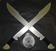 Practice Training Sword Aluminum Commando Metal Pair Double Techniques DVD picture