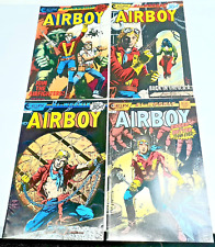 AIRBOY comics 4, 6, 8, 9 Eclipse Excellent Likely Unread 4 issues Sleeves Backs picture