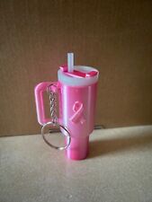 Stanley Inspired Mini Tumbler - Breast Cancer Awareness picture