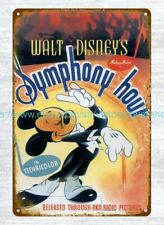 Symphony Hour, 1942 mickey mouse metal tin sign tin garage signs picture
