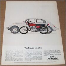 1975 Kawasaki Motorcycle Print Ad Advertisement Jack Nicklaus Murray Lawn Mowers picture