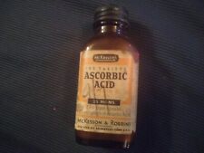 Vintage Mckesson's 100 Tablets Ascorbic Acid 25 MGMS. bottle Has Wear  picture