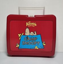 RARE Vintage 1965 Knott's Berry Farm Camp Snoopy Lunch Box Without Thermos picture