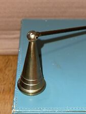 Vintage heavy brass Candle Snuffer Snuff picture