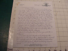 Letter original, 1995 on MGM stationary, 3 page picture