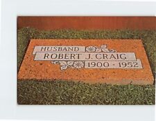 Postcard Husband Robert J. Craig Marker Kotecki Monuments Cleveland Ohio USA picture