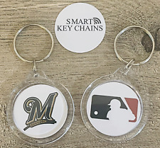 Milwaukee Brewers Smart Keychain MLB Key Chain Gift Watch Video Demo Inside picture