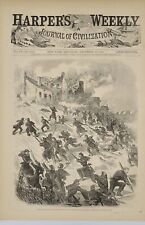 Harper's Weekly 12/27/1862 Fredericksburg / Nast print shows battlefield surgery picture