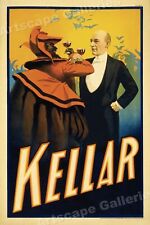 Kellar Drinks with the Devil 1899 - Vintage Style Magic Poster - 24x36 picture