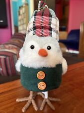 BIRD Figurine Winter Hat Christmas 8 inches Ashland Brand NEW with Tag  picture