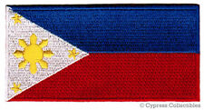 PHILIPPINES FLAG PATCH embroidered iron-on FILIPINO PINOY ISLANDS emblem MANILA picture