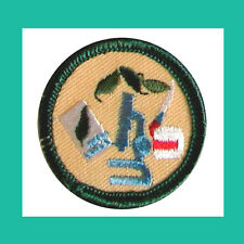 SCIENCE in EVERYDAY LIFE 2002 Jr. Jade Girl Scout BADGE NEW Patch Combine Ship picture