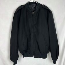 US NAVY Mens Sz 42 Neptune Garment Jacket With Liner~ BLACK~ Military USN picture
