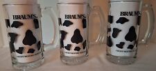 Braum’s Ice Cream Glass Mug Frost Before Serving Cow Spots Root Beer picture