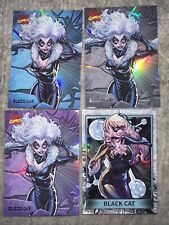 2024 Finding Unicorn Marvel Evolution Mysterious Gene Black Cat (4) Cards picture