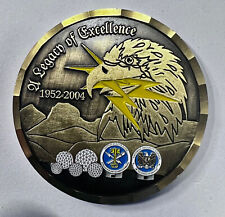 2004 nsa US army joint task force bad aibling station germ. challenge coin w/COA picture