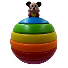 *VTG* 1988 Disney Mickey Mouse STACK-A-BALL Toy Seven Towns Ltd 9.5in x 7in  picture
