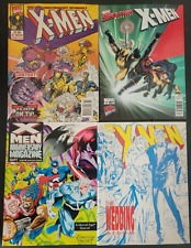 X-MEN MAGAZINES SET OF 4 MARVEL COMICS 1993 ANNIVERSARY WEDDING picture