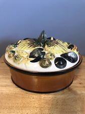 Mid Century Majolica Shellfish Tureen by Secla Portugal picture