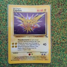 Pokémon Trading Cards Fossil Set Zapdos Mint / Near Mint 15/62 picture