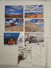Lot Of 7 Pikes Peak Cog Railway Mountain Train Colorado Postcards picture