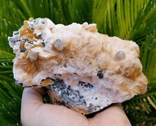 3.7 LB VERY FINE LARGE 6 INCH CERUSSITE CRYSTALS WITH BARITE - Morocco picture