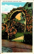 Vintage Postcard Rose Arch Breakers Nantucket Massachusetts MA 1937         R403 picture