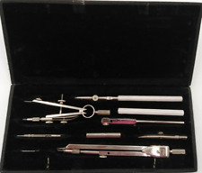 Vintage 1970's Drafting Set Kinex 309 Architectural Compass, Tools Original Box picture