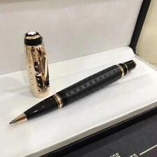 Luxury Bohemia Metal Series Black Dots + Gold Color 0.7mm Rollerball Pen No Box picture
