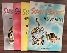 4x Lot Calvin and Hobbes Danish Version Comics 1990s Version Bill Watterson picture