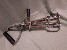 Vintage EKCO Hand Crank Mixer Egg Beater Heavy Duty Stainless Steel picture