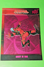 2019 UPPER DECK MARVEL DEADPOOL INSERT PARALLEL PINK #4 CARD ADRIFT IN TIME picture