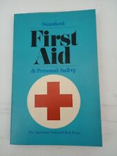 Vtg Standard First Aid & Personal Safety American Red Cross 1977 6th Ed. Book picture