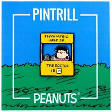 ⚡RARE⚡ PINTRILL x PEANUTS Lucy's Psychiatry Booth Lucy Pin *BRAND NEW* 🩺 picture
