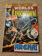 WORLDS UNKNOWN 4 Marvel Comics lot 1973 HIGH GRADE picture