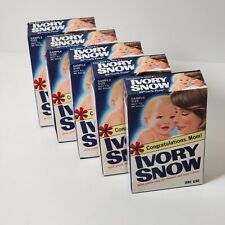 5 Vintage Sample Size Ivory Snow Small Boxes One Use Unused picture