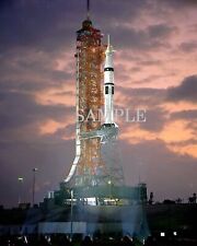 APOLLO SOYUZ SATURN 1B ON PAD DURING COUNTDOWN TEST Photo (165-n) picture