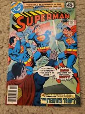 SUPERMAN 332 (Volume 1) DC Comics lot 1979 HIGH GRADE Near Mint- picture
