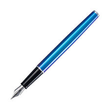 Diplomat Traveller Fountain Pen in Funky Blue - Fine Point - NEW in Box picture