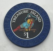 TI TREASURE ISLAND CASINO $1 Chip LAS VEGAS Nevada - House Mold 1993 picture