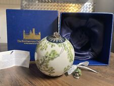 The Smithsonian Collection Goebel Mistletoe Kissing Ball Ornament Green 4” picture