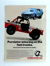 Mickey Thompson Parnelli Jones VTG 1971 Ford Racing Purolator Original Print Ad  picture